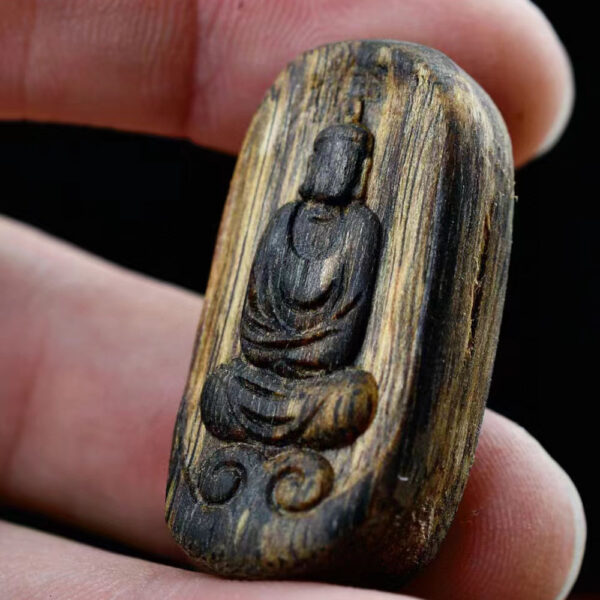 Agarwood pendant statue no appearance Buddha